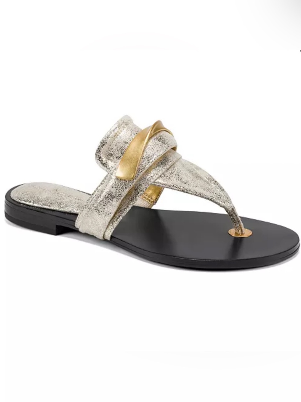 Donna Karan Velvet Thong Sandals
Size 9